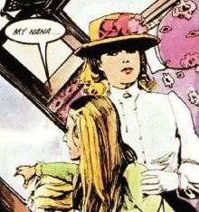 Sapphire's Edwardian dress in "Life Force"
